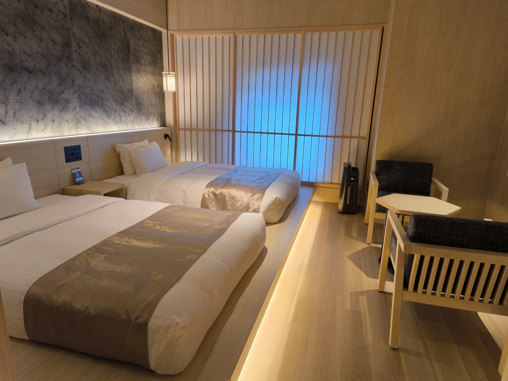 ＯＮＥ　ＳＴＡＴＩＯＮ　ＨＯＴＥＬ　ＫＵＭＡＭＯＴＯ　ラグジュアリーフロア　スーペリアツイン　室内