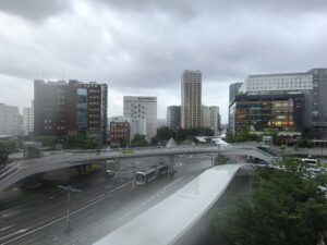 ＯＮＥ　ＳＴＡＴＩＯＮ　ＨＯＴＥＬ　ＫＵＭＡＭＯＴＯ　部屋からの眺望